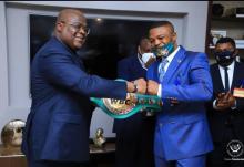 Félix Tshisekedi et Junior Makabu 