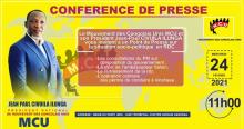 Affiche de la conférence de presse de Jean-Paul Civuila Ilunga 