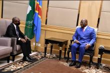 Sama Lukonde Kyenge et Félix Tshisekedi 