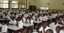 Une salle de classe à Kinshasa 