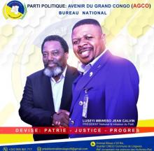Joseph Kabila et Jean Calvin Mbweso